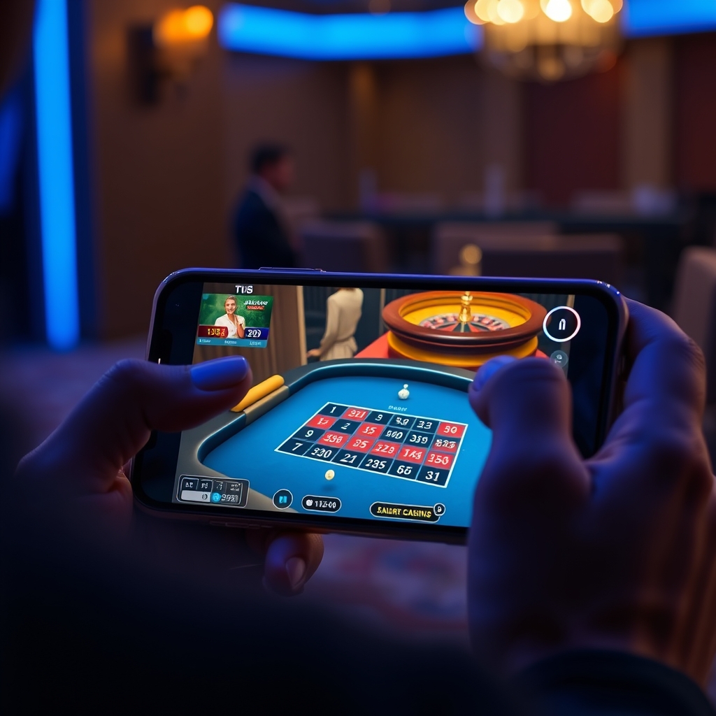 Player enjoying OX Game Casino live games on a mobile phone in Pakistan